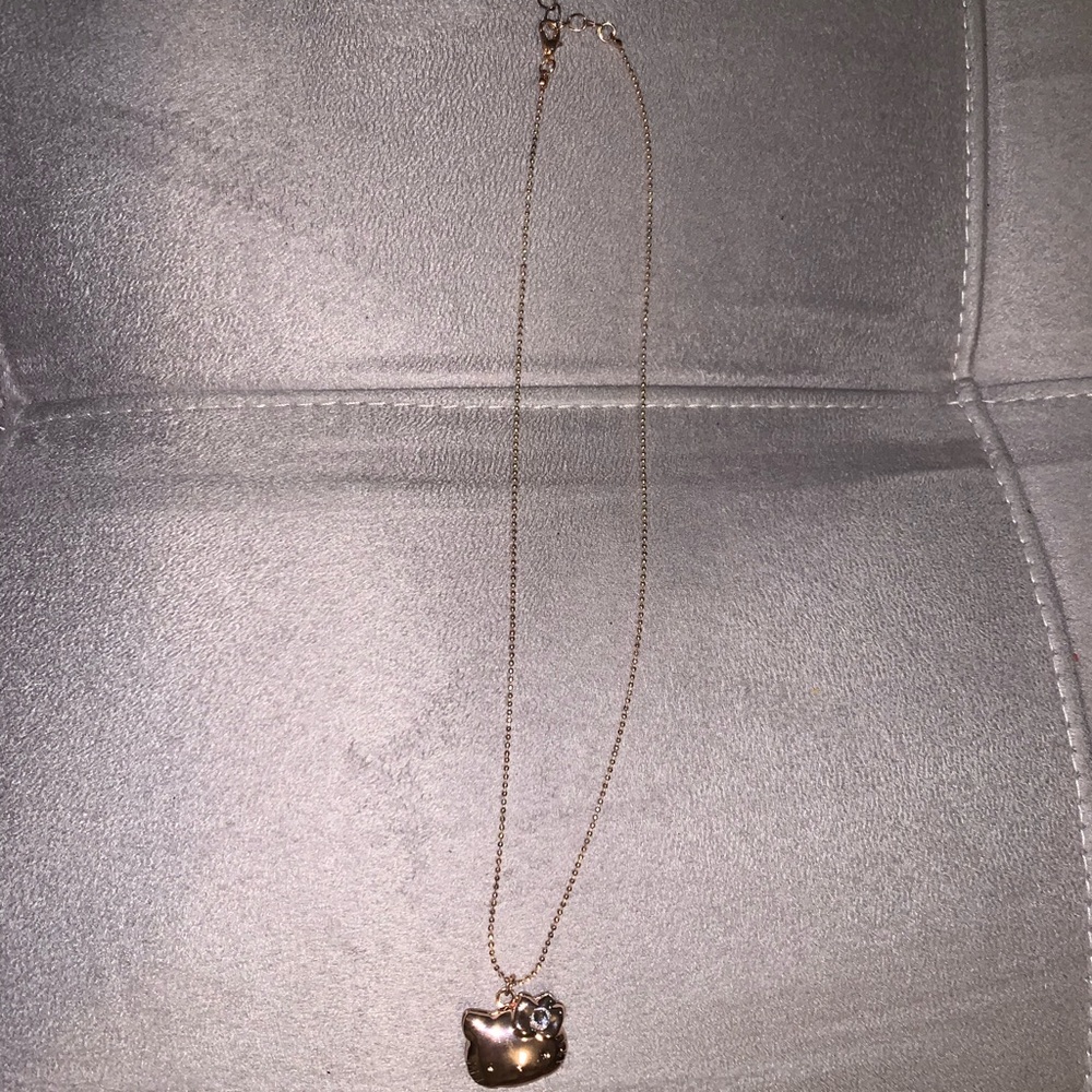Rose gold hello Kitty locket